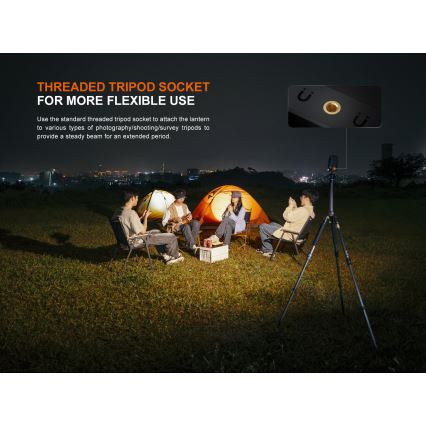 Fenix CL27RGRE - LED Prigušiva punjiva svjetiljka LED/USB IP66 1600 lm 285 h