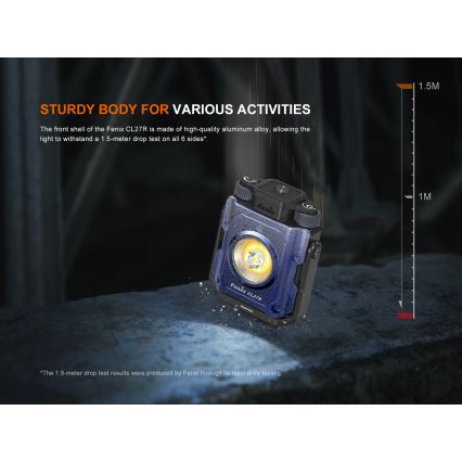Fenix CL27RGRE - LED Prigušiva punjiva svjetiljka LED/USB IP66 1600 lm 285 h