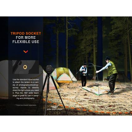 Fenix CL28R - LED Prigušivi punjivi reflektor s powerbankom LED/USB IP66 2000 lm 360 h