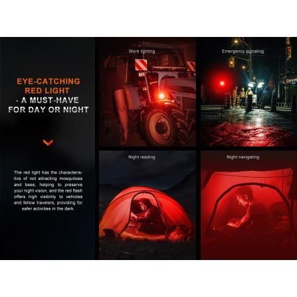Fenix CL28R - LED Prigušivi punjivi reflektor s powerbankom LED/USB IP66 2000 lm 360 h 10000 mAh