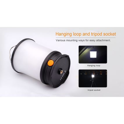 Fenix CL30R - LED Prijenosna punjiva lampa LED/USB/6xCR123A IPX7 650 lm 300 h 2600 mAh