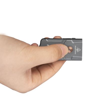 Fenix E03RV20GREY - LED Punjiva baterijska svjetiljka LED/USB IP66 500 lm 30 h 400 mAh