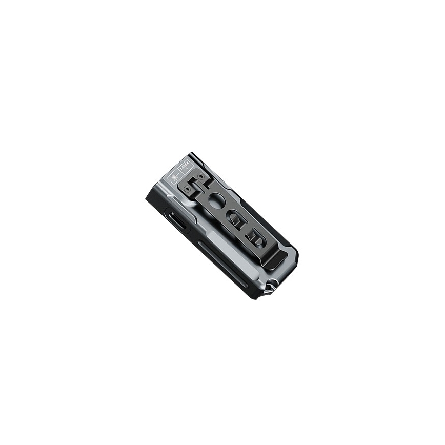 Fenix E06RGRY - LED Prigušiva punjiva baterijska svjetiljka UV LED/USB IP66 700 lm 60 h 750 mAh siva