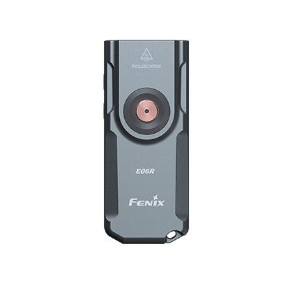 Fenix E06RGRY - LED Prigušiva punjiva baterijska svjetiljka UV LED/USB IP66 700 s. 60 h siva