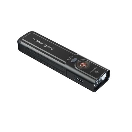 Fenix E06RPROEUBLC- LED punjiva ručna svjetiljka s podesivom svjetlinom LED/USB 1650 mAh IP66 1600 lm 111 h crna