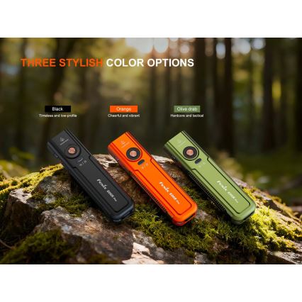 Fenix E06RPROEUOLI - LED punjiva svjetiljka s podesivom jačinom svjetla LED/USB 1650 mAh IP66 1600 lm 111 h zelena