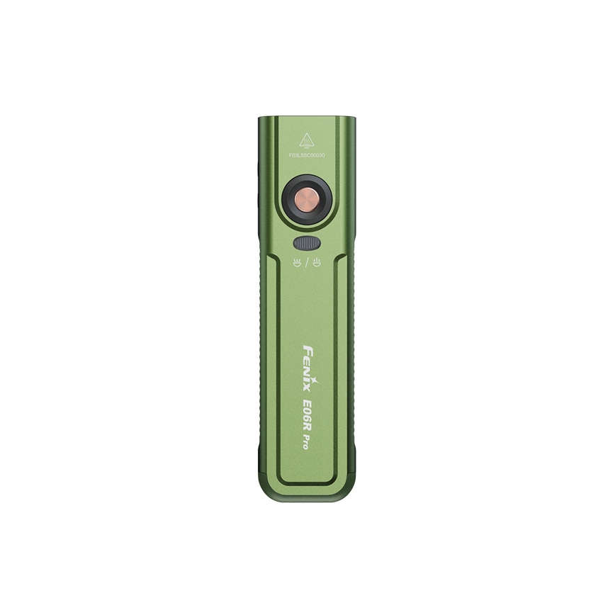Fenix E06RPROEUOLI - LED punjiva svjetiljka s podesivom jačinom svjetla LED/USB 1650 mAh IP66 1600 lm 111 h zelena