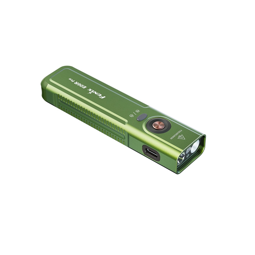 Fenix E06RPROEUOLI - LED punjiva svjetiljka s podesivom jačinom svjetla LED/USB 1650 mAh IP66 1600 lm 111 h zelena