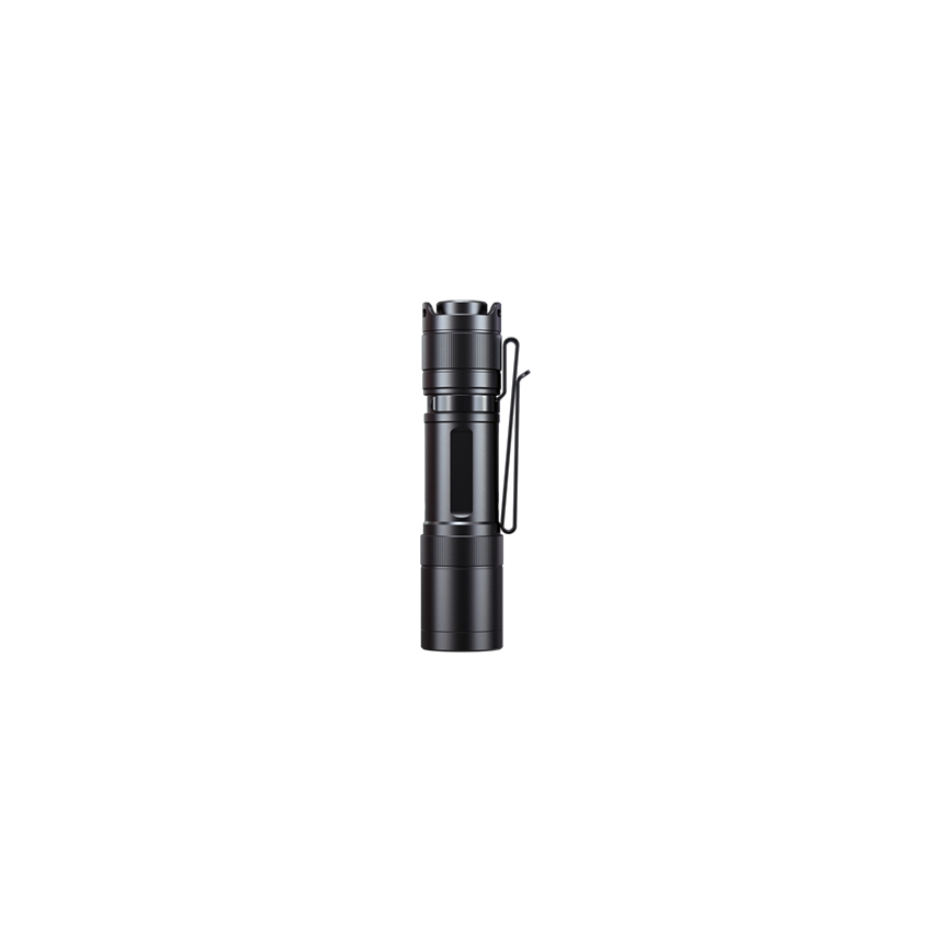 Fenix E12V30 - LED punjiva svjetiljka s prigušivanjem LED/1xAA 2000 mAh IP68 200 lm 100 h crna