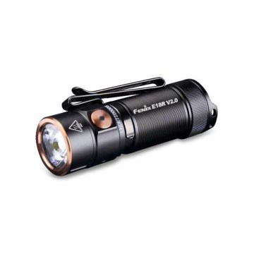 Fenix E18RV20800 - LED punjiva svjetiljka s prigušivanjem LED/USB/1xCR123A 800 mAh IP68 1200 lm 200 h crna