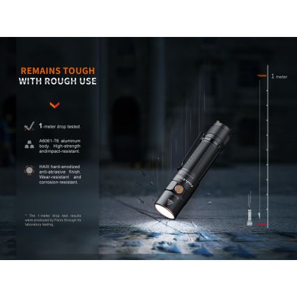 Fenix E35RSETAODS - LED Prigušiva punjiva baterijska svjetiljka LED/USB IP68 3100 lm 69 h 5000 mAh + difuzor 26,5mm