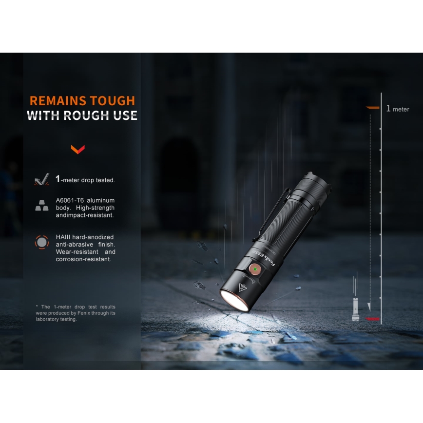Fenix E35RSETAODS - LED Prigušiva punjiva baterijska svjetiljka LED/USB IP68 3100 lm 69 h 5000 mAh + difuzor 26,5mm