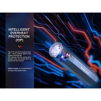 Fenix ECPBLUE - LED Punjiva baterijska svjetiljka s powerbankom USB IP68 1600 lm 504 h 5000 mAh plava
