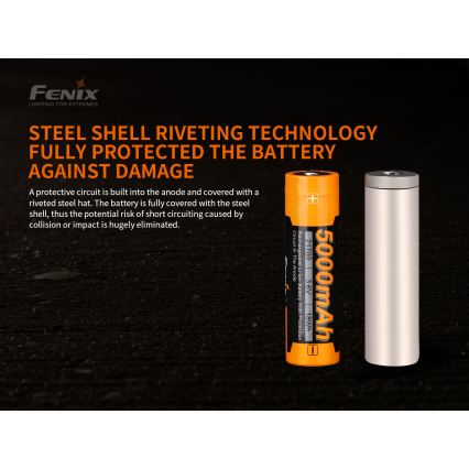 Fenix FE21700V20 - 1 kom. Punjiva baterija 21700/3,6V 5000 mAh
