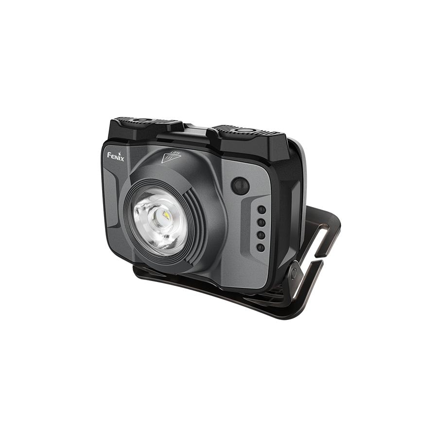 Fenix HL12RV20BLC - punjiva LED čelna svjetiljka s mogućnošću podešavanja svjetline LED/USB 950 mAh IP66 500 lm 112 h crna