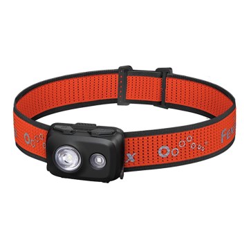 Fenix HL16V2BLK - LED Čelna svjetiljka LED/3xAAA IP66 450 lm 200 h crna/narančasta