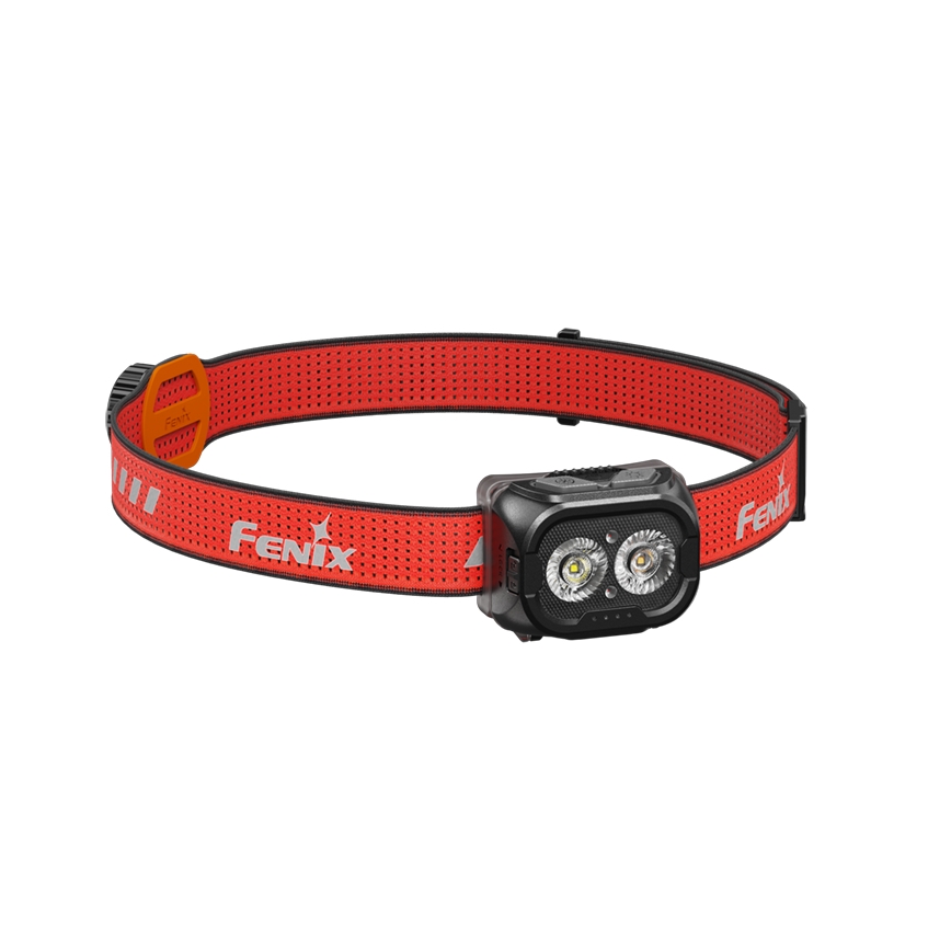 Fenix HL18RTV20BLC - LED Prigušiva punjiva čeona svjetiljka LED/USB/3xAAA IP66 800 lm 160 h 1900 mAh crna/narančasta