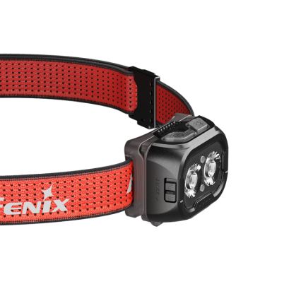 Fenix HL18RTV20BLC - LED Prigušiva punjiva čeona svjetiljka LED/USB/3xAAA IP66 800 lm 160 h 1900 mAh crna/narančasta