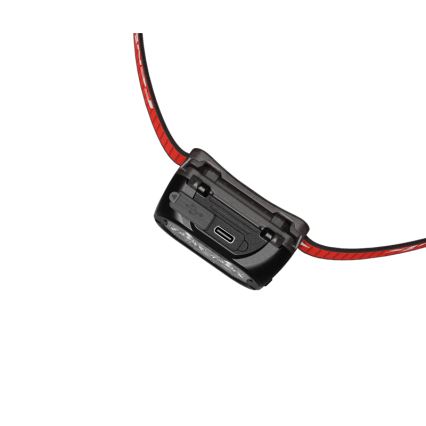 Fenix HL18RTV20BLC - LED Prigušiva punjiva čeona svjetiljka LED/USB/3xAAA IP66 800 lm 160 h 1900 mAh crna/narančasta