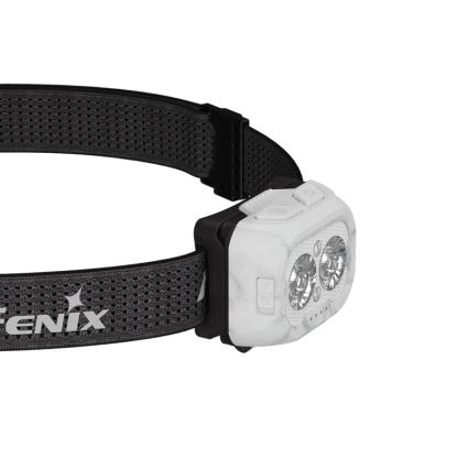 Fenix HL18RTV20WHT - LED Prigušiva punjiva čeona svjetiljka LED/USB IP66 800 lm 160 h bijela/crna