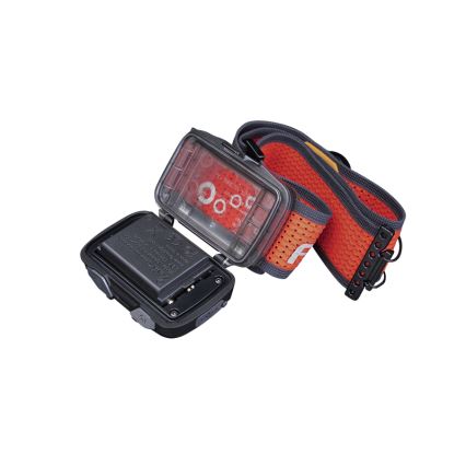 Fenix HL32RTBLCK - LED Punjiva čeona svjetiljka LED/USB/3xAAA IP66 800 lm 300 h 1900 mAh crna/narančasta