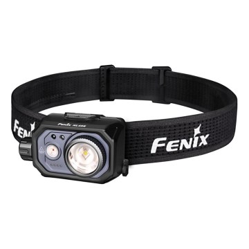 Fenix HL45R - LED Prigušiva punjiva fokusirajuća čeona svjetiljka LED/USB IP66 1000 lm 240 h crna