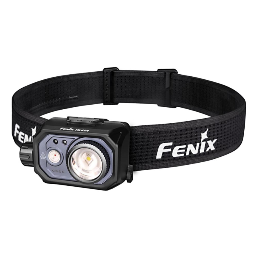Fenix HL45R - LED Prigušiva punjiva fokusirajuća čeona svjetiljka LED/USB IP66 1000 lm 240 h crna