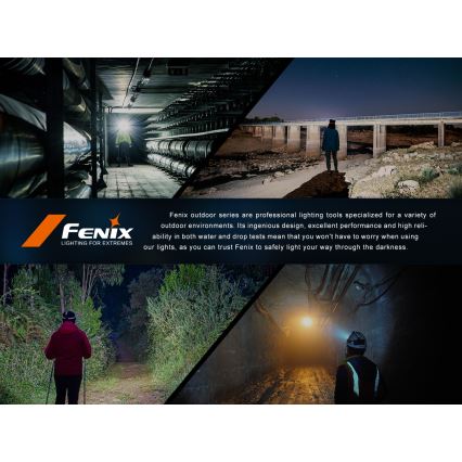 Fenix HL45R - LED Prigušiva punjiva fokusirajuća čeona svjetiljka LED/USB IP66 1000 lm 240 h crna