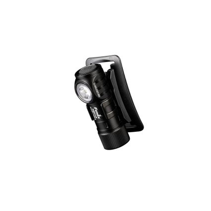 Fenix HM51RV3ABL - punjiva LED čelna svjetiljka s prigušivanjem LED/USB/1xCR123A 950 mAh IP68 860 lm 125 h crna