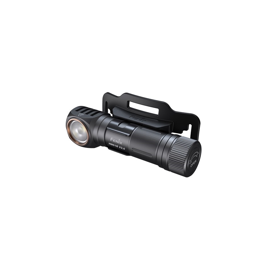 Fenix HM61RV20 - LED Punjiva čeona svjetiljka LED/USB/2xCR123A IP68 1600 lm 300 h 3400 mAh