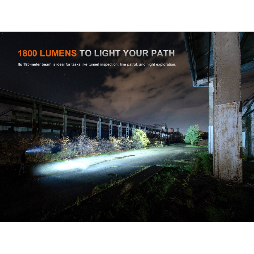Fenix HM61RV30 - LED podesiva punjiva čelovka LED/USB/1xCR123A 4000 mAh IP68 1800 lm 400 h crna
