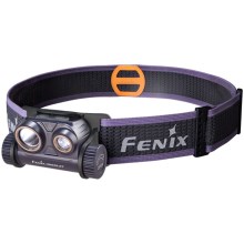 Fenix HM65RDTPRP - LED Punjiva čeona svjetiljka LED/USB IP68 1500 lm 300 h ljubičasta/crna