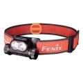 Fenix HM65RTV20BLC - LED punjiva glava za glavu s prigušivanjem LED/USB/2xCR123A IP68 3400 mAh crna/narančasta