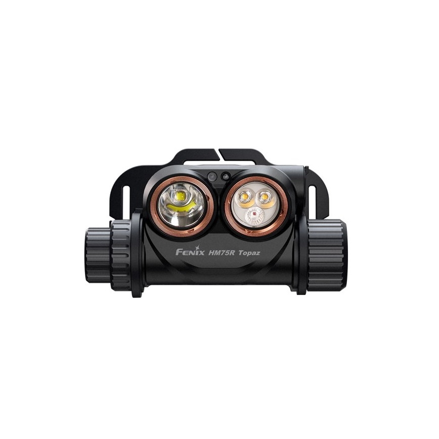 Fenix HM75RTOPAZ - LED punjiva glava svjetiljka s prigušivanjem LED/USB IP68 1600 lm 210 h 4000 mAh