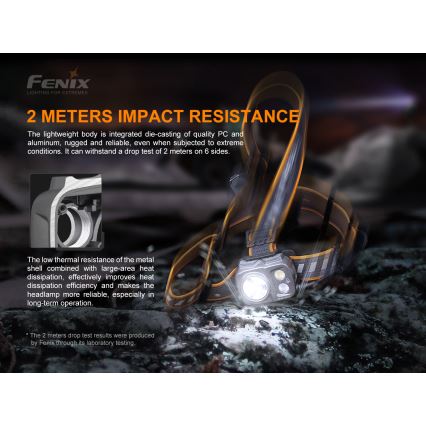 Fenix HP16R1250 - LED Punjiva čeona svjetiljka 3xLED/USB 4xAA IP66 1250 lm 600 h 3000 mAh