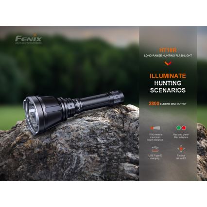 Fenix HT18R - LED Prigušiva punjiva baterijska svjetiljka LED/1x21700 IP68 2800 lm 42 h 5000 mAh