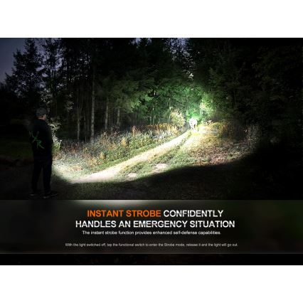 Fenix HT18R - LED Prigušiva punjiva baterijska svjetiljka LED/1x21700 IP68 2800 lm 42 h 5000 mAh