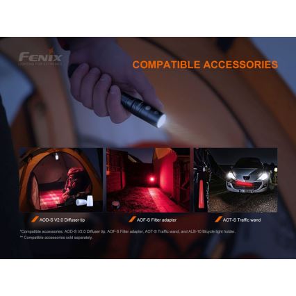 Fenix LD22V20 - LED Punjiva baterijska svjetiljka LED/USB IP66 800 lm 220 h