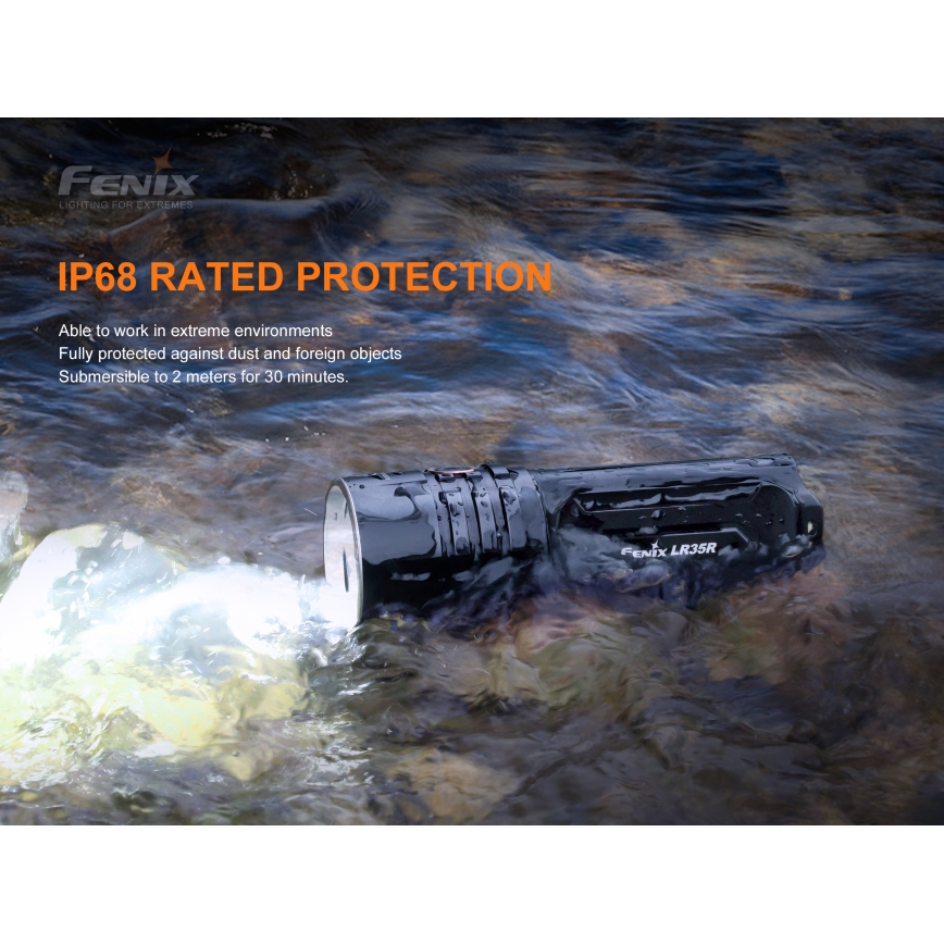 Fenix LR35R - LED Punjiva baterijska svjetiljka 6xLED/2x21700 4000 mAh IP68 10000 lm 80 h