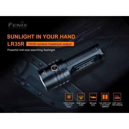 Fenix LR35R - LED Punjiva baterijska svjetiljka 6xLED/2x21700 4000 mAh IP68 10000 lm 80 h