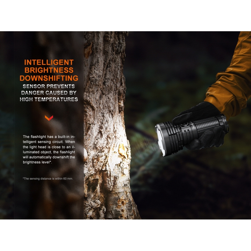 Fenix LR40RV20 - LED Punjiva baterijska svjetiljka LED/USB IP68 15000 lm 177 h 5000 mAh