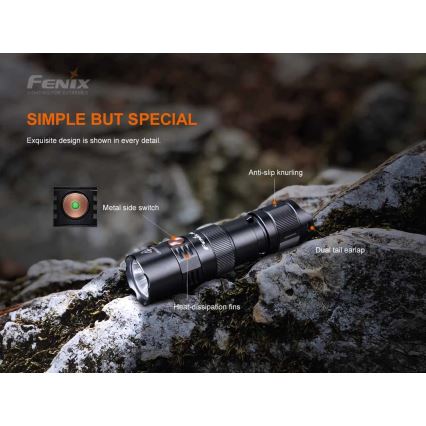 Fenix PD25R - LED Punjiva baterijska svjetiljka LED/USB/1xCR123A IP68 800 lm 70 h 700 mAh