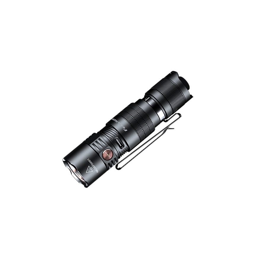 Fenix PD26RACE - punjiva LED svjetiljka s mogućnošću prigušivanja, USB, 1600 mAh, IP68, 1300 lm, 556 h, crna