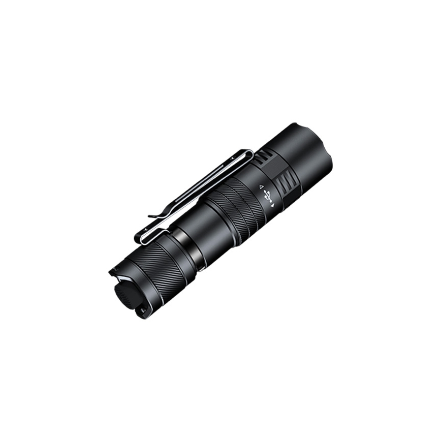 Fenix PD26RACE - punjiva LED svjetiljka s mogućnošću prigušivanja, USB, 1600 mAh, IP68, 1300 lm, 556 h, crna