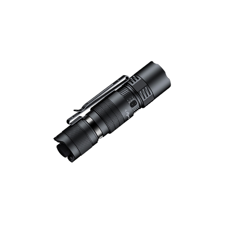 Fenix PD26RACE - punjiva LED svjetiljka s mogućnošću prigušivanja, USB, 1600 mAh, IP68, 1300 lm, 556 h, crna