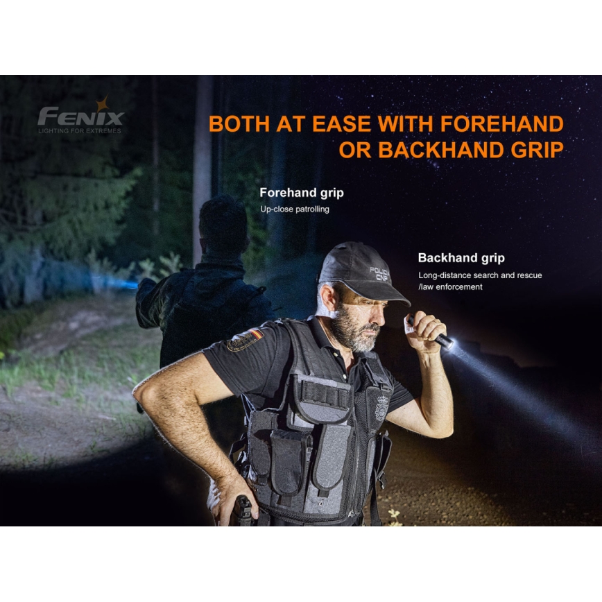Fenix PD35V30 - LED Punjiva baterijska svjetiljka LED/USB/2xCR123A IP68 1700 lm 230 h 2600 mAh