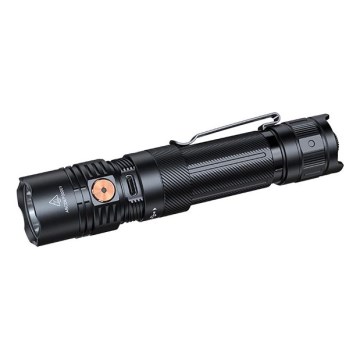 Fenix PD36RACE - LED punjiva svjetiljka s podesivom jačinom svjetla LED/USB 5000 mAh IP68 3000 lm 63,45 h crna