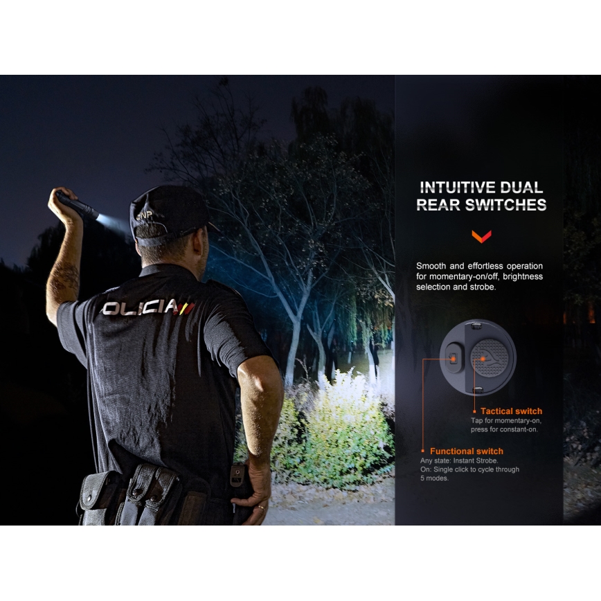 Fenix PD36RPRO - LED Taktička punjiva baterijska svjetiljka LED/USB IP68 2800 lm 42 h 5000 mAh