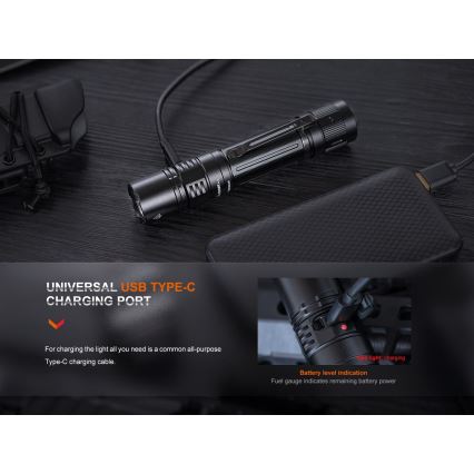 Fenix PD36RPRO - LED Taktička punjiva baterijska svjetiljka LED/USB IP68 2800 lm 42 h 5000 mAh