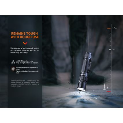 Fenix PD36RPRO - LED Taktička punjiva baterijska svjetiljka LED/USB IP68 2800 lm 42 h 5000 mAh